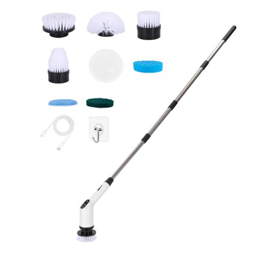 Electric cleaning brush - cleaning, curved